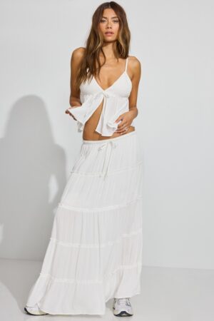 Tiered Maxi Skirt